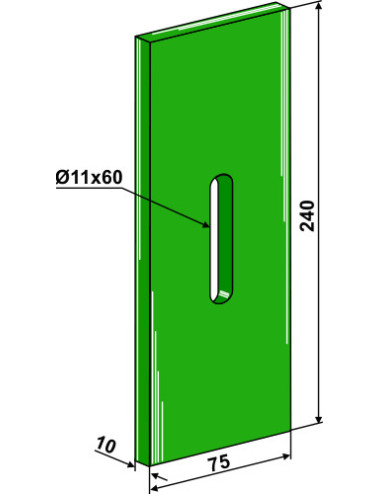 Racloir plastique Greenflex...