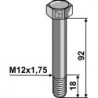 Boulon M12x1,75 - 12.9