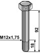 Boulon M12x1,75 - 12.9