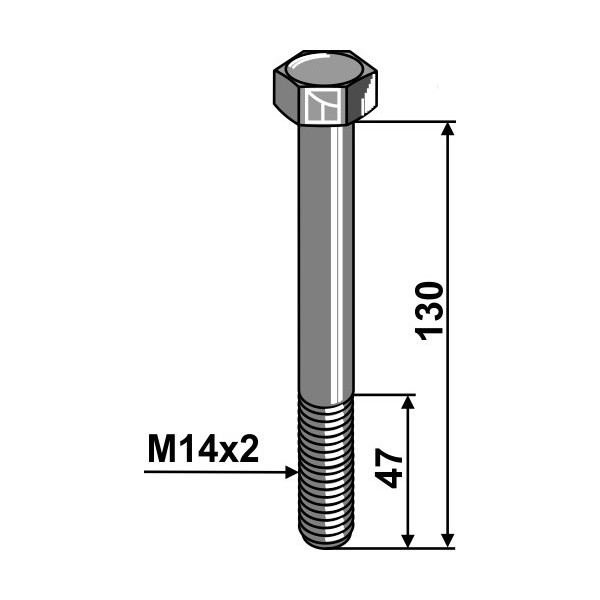 Boulon M14x130 - 10.9