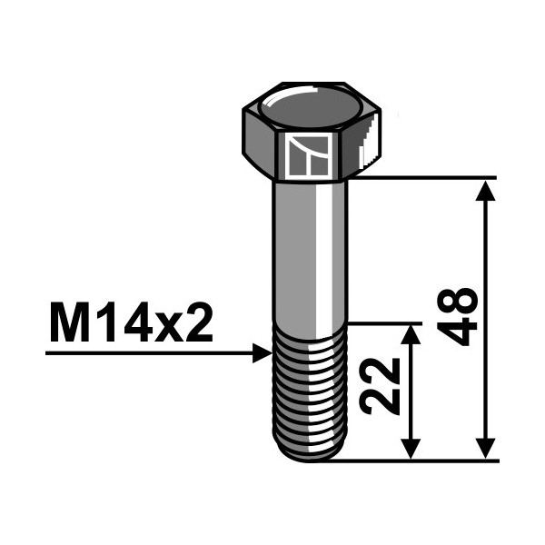 Boulon - M14x2