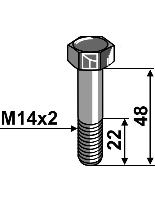 Boulon - M14x2