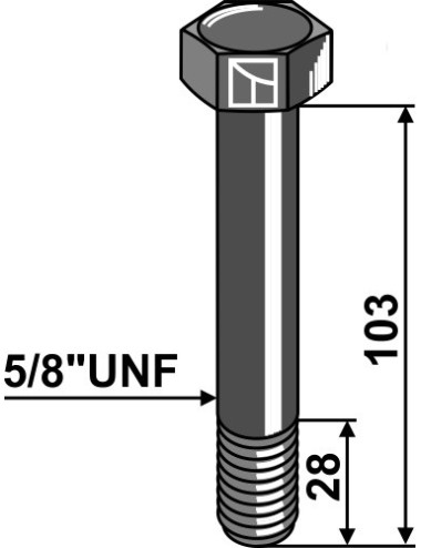 Boulon - 5/8''UNF