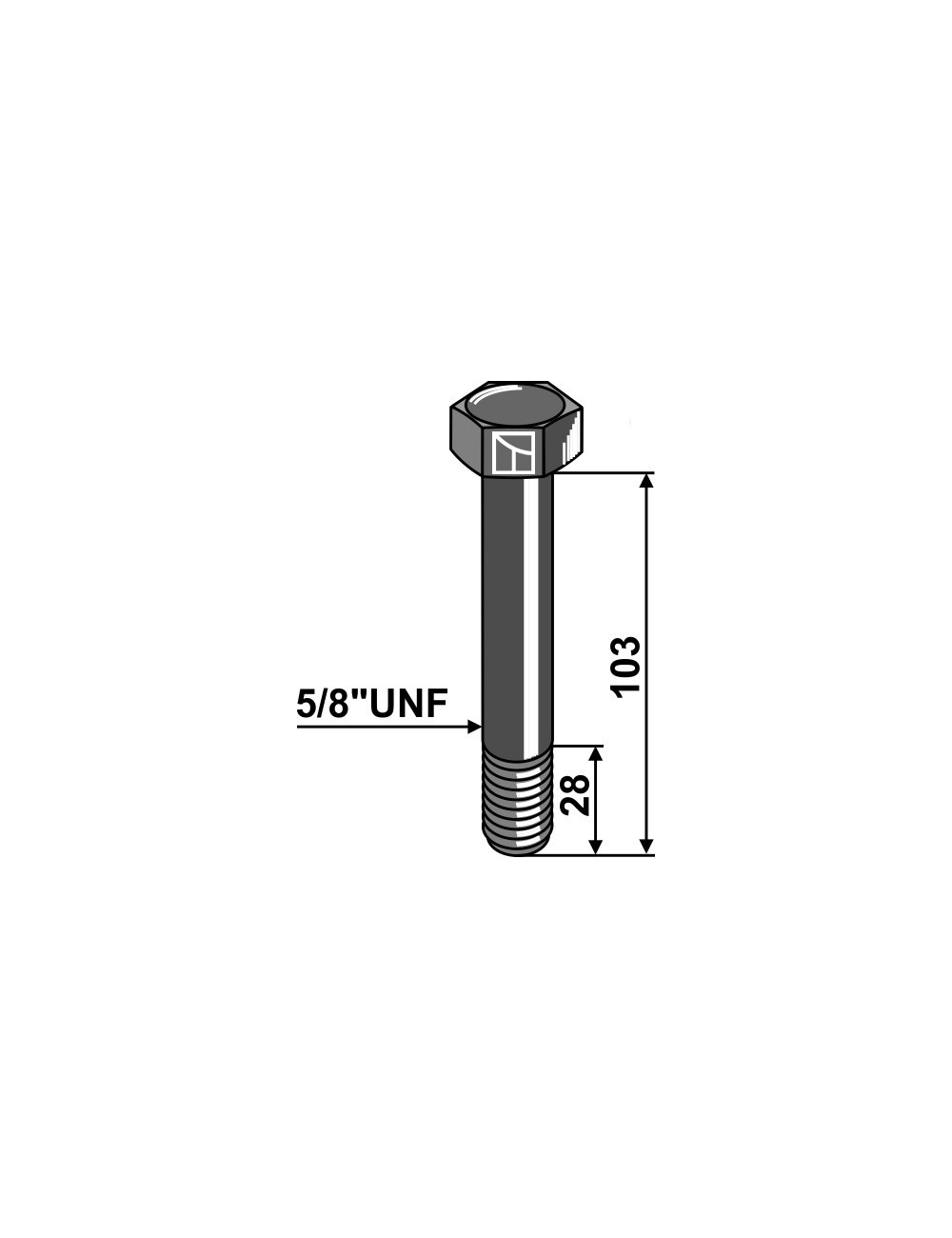 Boulon - 5/8''UNF