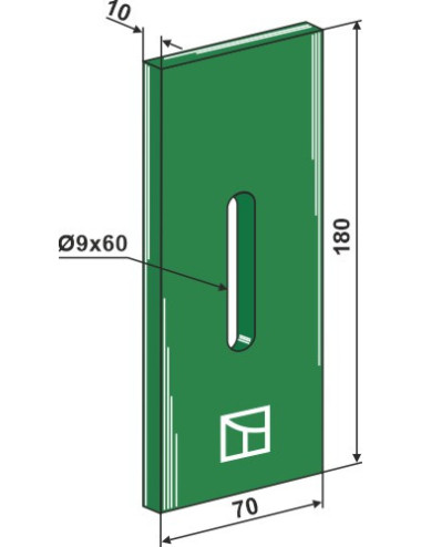 Racloir plastique Greenflex...