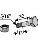 Boulon avec écrou à freinage interne - 5/16''UNF