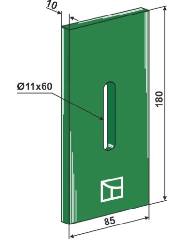 Racloir plastique Greenflex...