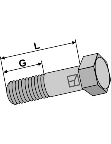 Boulon à tête hexagonale...