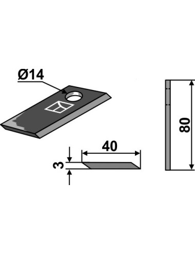 Couteau rotatif