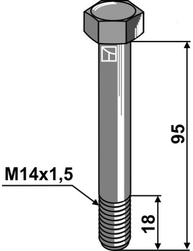 Boulon - M14x1,5 - 10.9