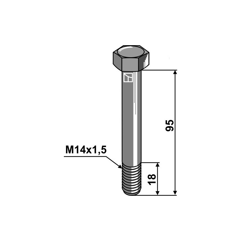 Boulon - M14x1,5 - 10.9