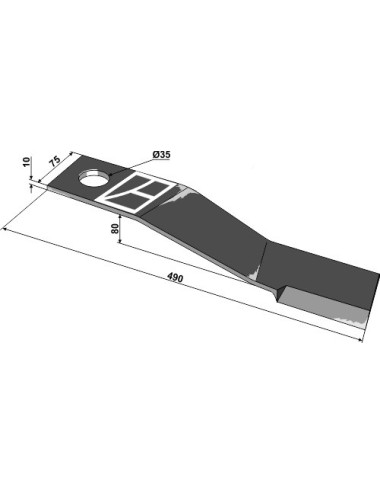 Couteau 490mm