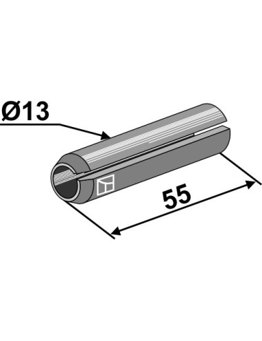 Goupille de serrage - Ø13x55