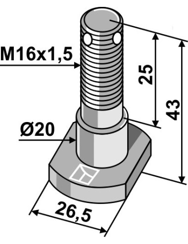 Boulon - 12.9