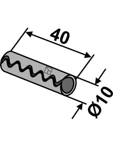 Goupille de serage - Ø10x40