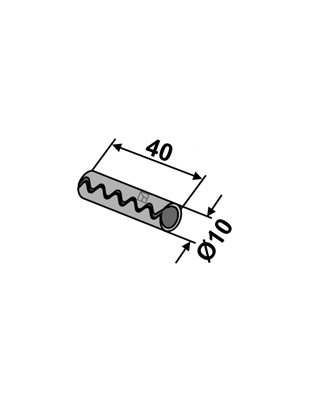 Goupille de serage - Ø10x40