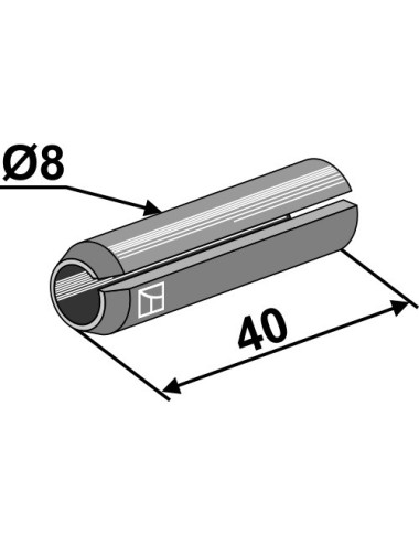 Goupille de serrage - Ø8x40
