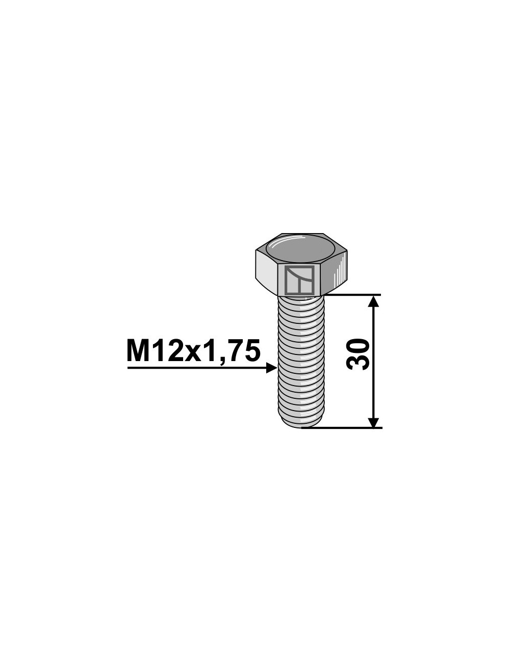 Boulon - M12 - 10.9