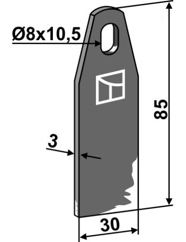 Couteau broyeur