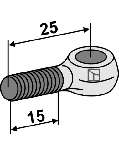 Boulon à oeillet