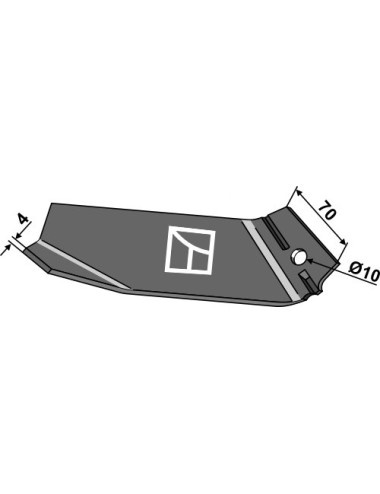 Soc buttoir 210mm - droit