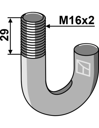 Boulon étrier - M16x2