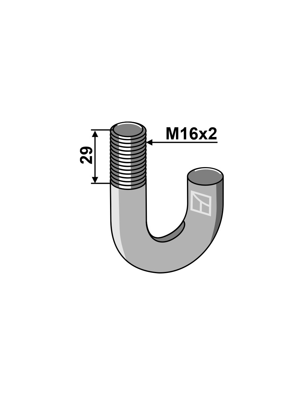 Boulon étrier - M16x2