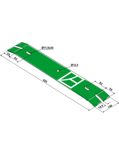 Ressorts à lame - 555