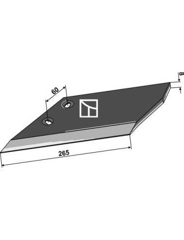 Aileron de rechange - type Doublet Record, gauche