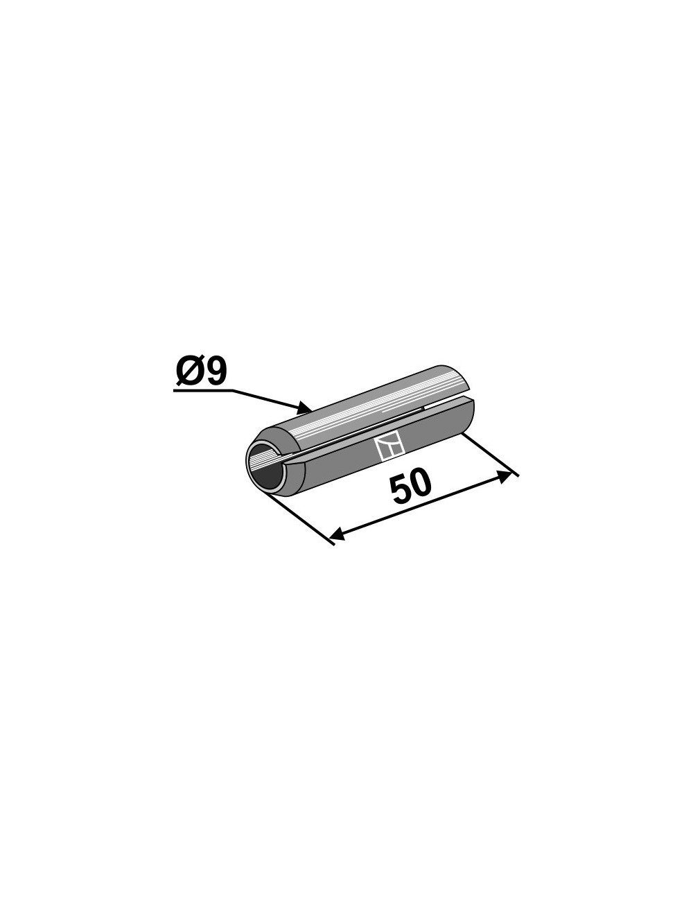 Goupille de serrage Ø9x50