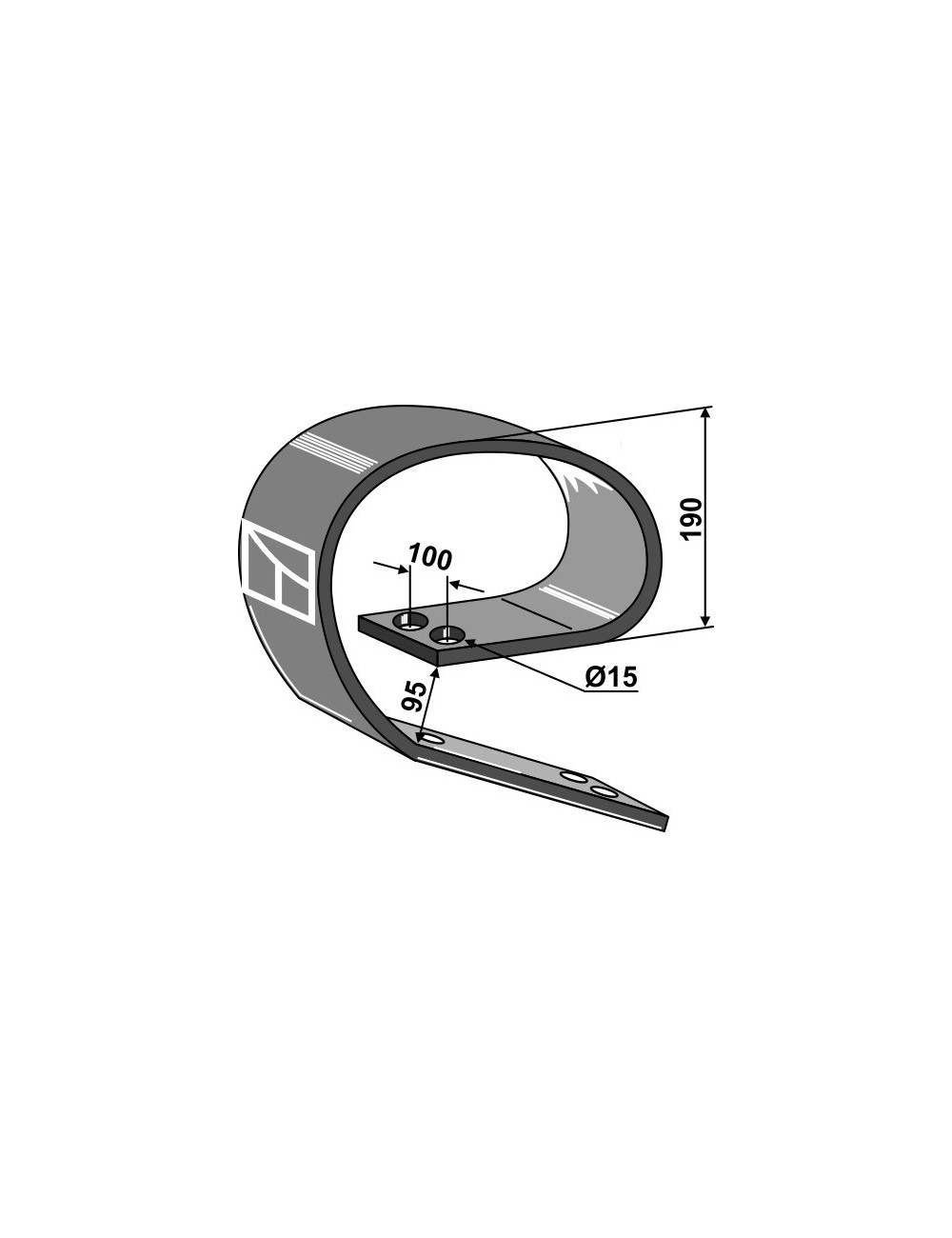 Ressort - 150 x 10