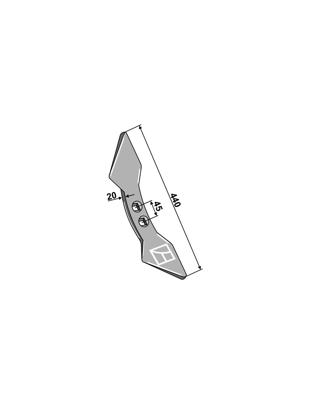 Soc double-coeur 45