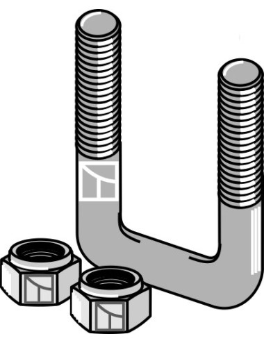 Boulon étrier M12