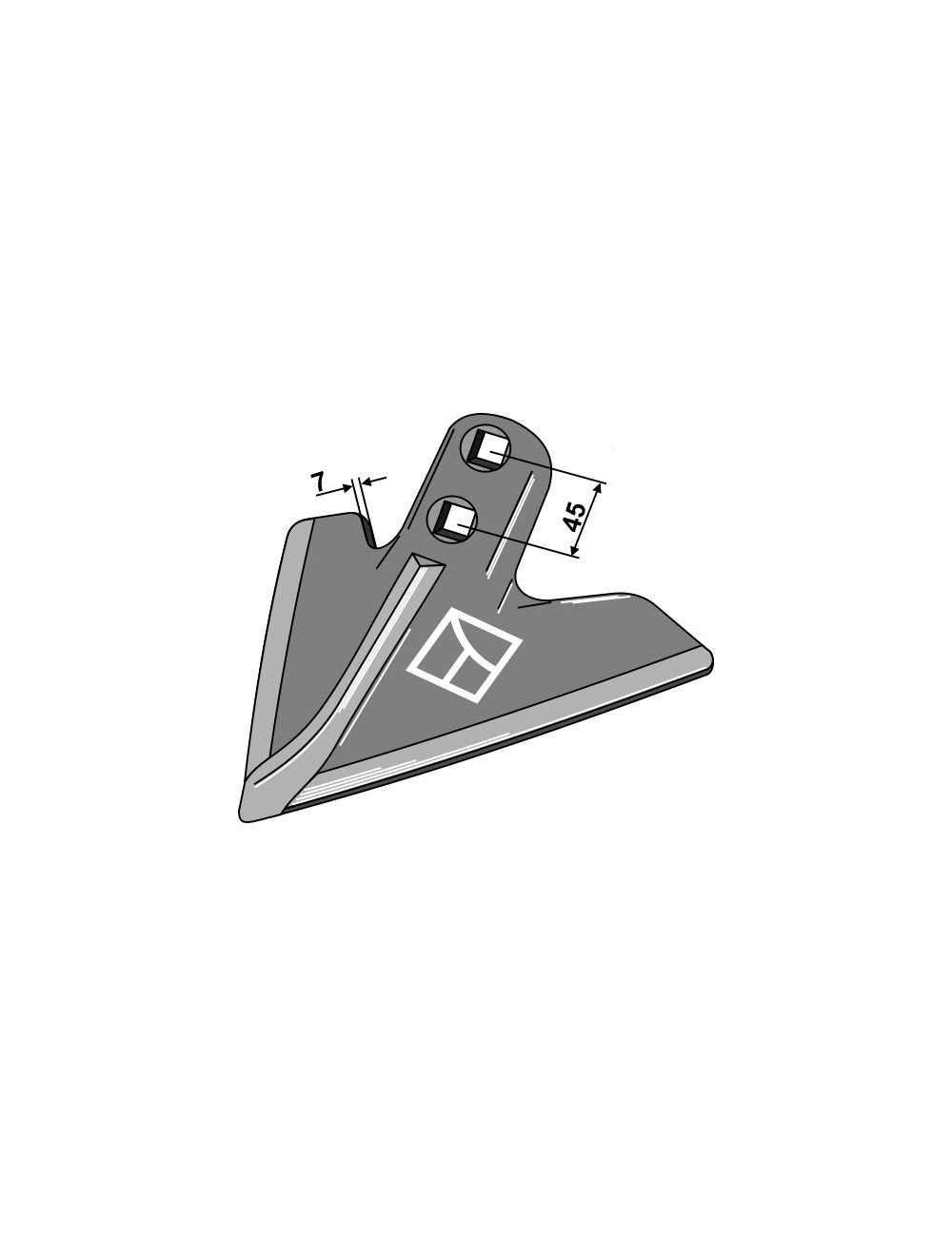 Soc triangulaire 285mm