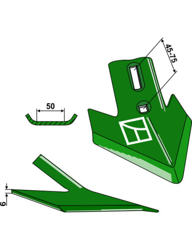 Soc triangulaire 180mm