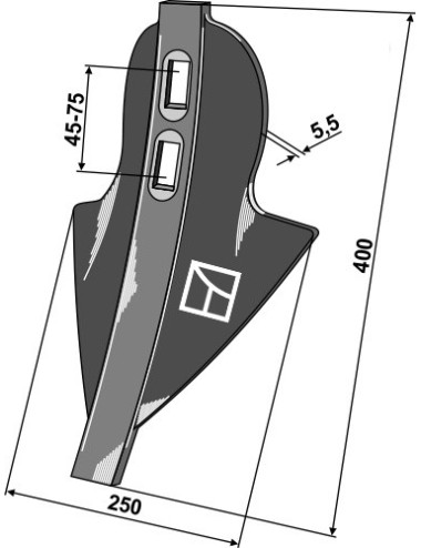 Soc de déchaumeuse - Donax