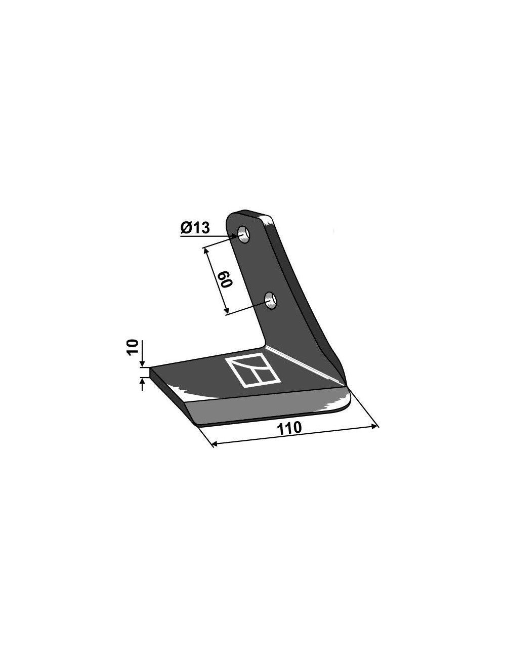 Aileron de rechange - droit