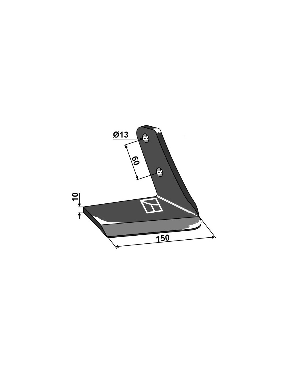 Aileron de rechange - droit