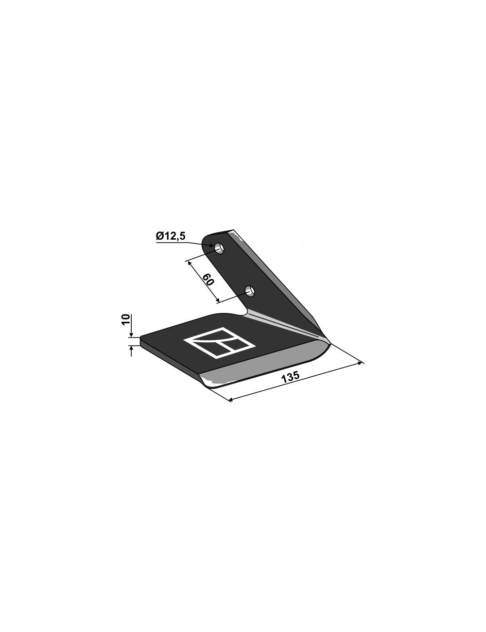 Aileron de rechange - droit