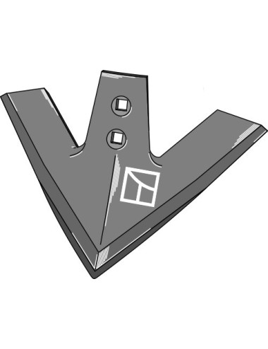 Soc triangulaire, modèle laminé