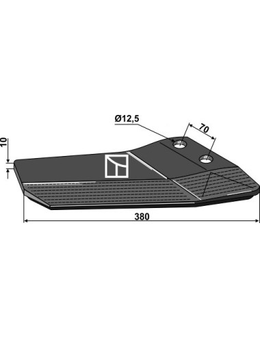 Aileron de rechange -...