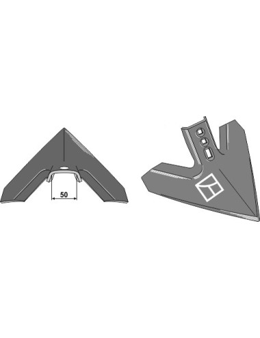 Soc triangulaire 350mm