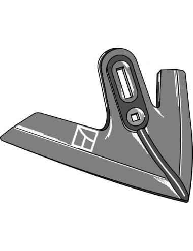 Soc triangulaire, abaissé ouvragé modèle