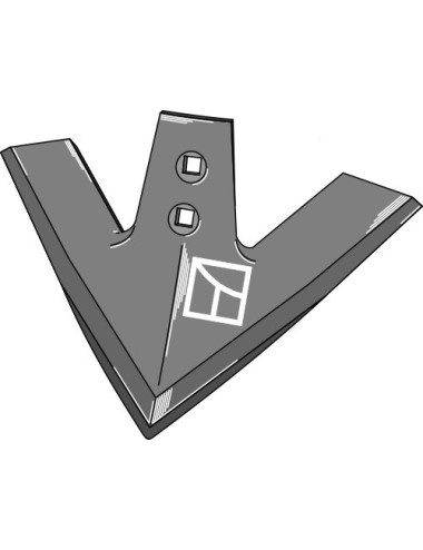 Soc triangulaire, modèle laminé