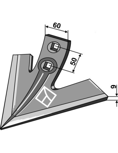 Soc triangulaire "OTMA" 200mm