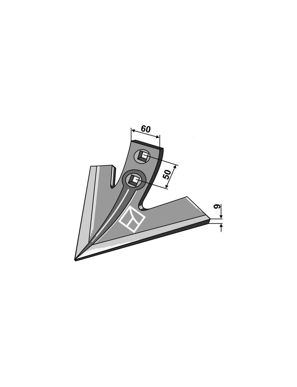 Soc triangulaire "OTMA" 200mm