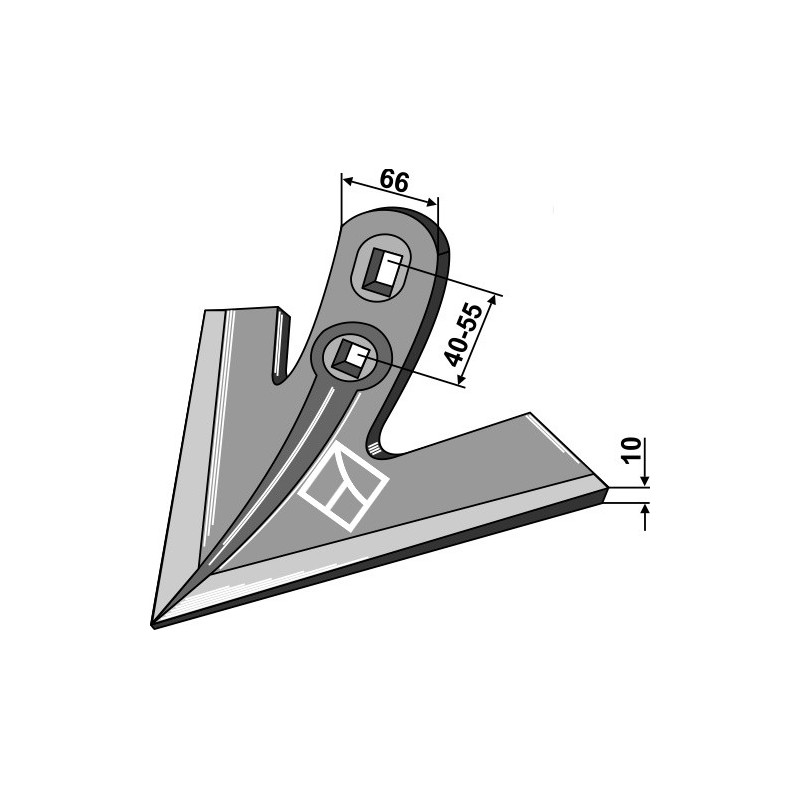 Soc triangulaire "OTMA" 250mm