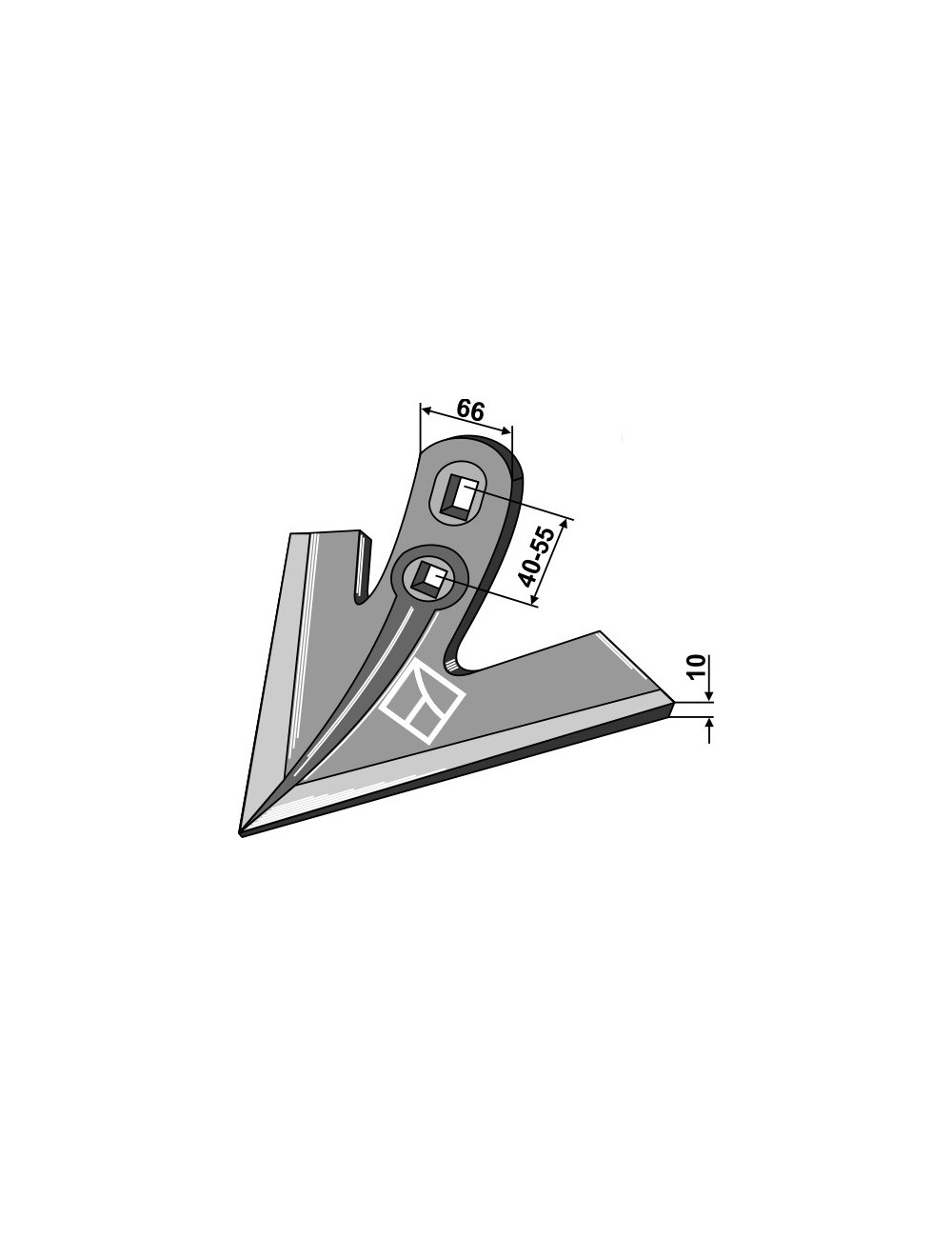 Soc triangulaire "OTMA" 250mm