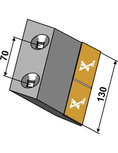 Aileron à soc court -...