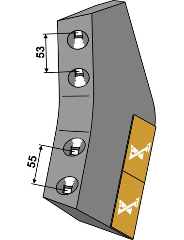 Aileron à soc long -...